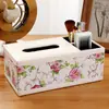 Caixa de Lenços de Luxo Personalizada para Mesa de Centro da Sala de Estar, Porta-Lenços de Couro para Casa, Hotel, Restaurante, com Logotipo
