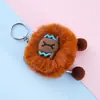 Adornos Colgantes de Dibujos Animados Lindos, Colgantes de Bola de Pelo de Conejo Rex Imitación, Colgantes de Bola de Pelo de Muñeca de Peluche Adorables, Decoraciones Colgantes de Peluche, Accesorios Pequeños al por Mayor
