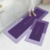 Set Combinado de Alfombrilla para Piso de Baño y Cocina Absorbente de Agua de Lodo Diatómico Secado Rápido Antideslizante Suave