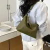Bolsa Tote Tecida Texturizada Estilo Coreano Super Popular para Mulheres 2026 Verão Nova Grande Capacidade Bolsa de Ombro para o Dia a Dia