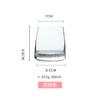 Vaso de Whisky de Fabricante Vaso de Cristal de Burbujas Vaso de Cristal Gris Vaso para Degustación de Licores Extranjeros Gris de 50 Grados Estilo Nórdico Ins Vaso de Agua