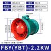 YBT/FBY Ventilador Axial Local para Mina a Prueba de Explosiones Túnel Mina de Carbón Ventilador Local a Prueba de Llama de Inyección Bajo Ruido