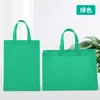 Bolsas de TNT em estoque, impressão de logo publicitário, sacolas de compras de TNT lisas, bolsas térmicas coloridas personalizadas