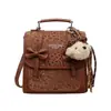 Yue Zi 2026 Outono Inicial Nova Mochila de Grande Capacidade Moda Feminina Estudante Escola Bolsa para o Dia a Dia Mochila Estilo Faculdade