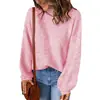 Ropa de Mujer Transfronteriza Otoño e Invierno Europeo y Americano Comercio Exterior Nuevo Cuello Alto Color Sólido Holgado Suéter Amazon Suéteres para Mujer Venta al por Mayor