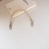 Corda de pulso fivela curta corda de couro PU corda curta capa de fone de ouvido corda corda de pulso DIY cor capa de telefone celular para homens e mulheres