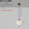 Lámpara de mesita de noche pequeña tipo candelabro de estilo medieval, Lámpara colgante larga de un solo cabezal de estilo chino nuevo retro francés para pasillo de restaurante