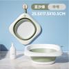 Lavabo Plegable Uso Dormitorio Estudiante Bebé Lavado Pequeño Portátil Viaje Comprimido Palangana de Agua Hogar Lavandería