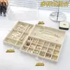 Caixa de Joias Presente de Dia dos Namorados Gaveta Multicamadas Acrílico Antioxidação Mesa de Maquiagem Desktop Armazenamento de Brincos de Alta Qualidade Exquisite
