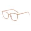 Nuevos Lentes Planos Cuadrados de Montura Grande para Hombre, Monturas de Moda para Mujer, Fotografía Callejera Transfronteriza, Lentes Planos Literarios de Moda