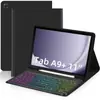 Capa de Teclado Bluetooth para Samsung A9Plus X210/X216/X218/Teclado com Retroiluminação RGB e Capa Protetora para Mouse