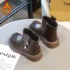 Botas para niña, nueva colección otoño/invierno 2026, botines para niños, botas de cuero para niña, botas para niños, zapatos estilo princesa coreana para niñas pequeñas