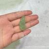 Aceite Gradiente de Hielo Cian Colgante Ruyi Aceite Verde Medio Paisaje Ágata Buda Hojas Masculinas Hebilla de Paz Colgante de Jade