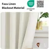 Ventas Directas de Fábrica Comercio Exterior Transfronterizo Color Sólido Barra Cortinas Pequeñas Al Por Mayor Oscurecimiento Decorativas Cocina Cortinas Cortas Cortinas Terminadas