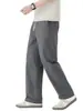 Roupa Masculina Fengshe / Verão 2026 Calças Casuais Outdoor de Montanha de Alto Volume para Homens, Calças Masculinas Simples Retro Americanas para Negócios Leves