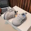 Zapatos Forrest Gump para Niños 2025 Primavera y Otoño Nuevo Estilo Zapatillas de Colores Bloqueados a la Moda para Niñas Zapatos Casuales para Entrenamiento de Ballet