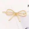 Tendência da moda estilo europeu e americano personalidade feminina liga de galvanoplastia geométrica requintada presilha de cabelo acessórios de cabelo atacado
