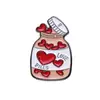 Nova Broche Série Médica Desenho Animado Personalizado Formato de Frasco de Remédio Emblema de Metal