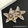 Parche de Tela de Flor de Estrella de Cinco Puntas Creativo, Parche Decorativo de Pedrería de Moda de Lujo Ligero, Accesorios para Ropa, Accesorios para Joyería DIY