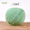 Hilo de Algodón Hueco de 2 mm para Bolsas de Playa Caladas Hechas a Mano con Ganchillo, Material Especial Bola de Hilo Redonda de 2 mm