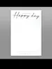 Papel de Envoltura de Flores Impermeable Material Ins Simple Popular Papel Blanco Papel de Envoltura de Flores Periódico Inglés Ramo Floral Material