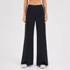 Nuevos Pantalones de Yoga de Pierna Ancha Transfronterizos para Mujer, Pantalones Largos Rectos Casuales Holgados con Bolsillos, Pantalones Deportivos para Correr y Ciclismo al Aire Libre