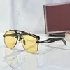 Óculos de Sol Sem Aro Artesanais Estilo Japonês Transfronteiriços de Alta Qualidade Material Fibra de Acetato Jm Armação Aviador para Resort Óculos de Sol Hip-Hop