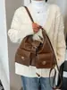 Bolso de Hombro Retro Transfronterizo para Mujer, Nuevo Estilo Otoño/Invierno 2026, Moda de Nicho, Gran Capacidad, Bolso de Hombro Único, Bolso Versátil para Mujer