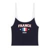 Nuevo Versátil Estampado de Letras Hot Girl Europeo y Americano Transfronterizo Verano y Otoño Camisola Sexy Ajustada sin Mangas
