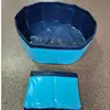 Al por mayor de fábrica piscina plegable de agua para mascotas, bañera para perros, piscina portátil para exteriores, bañera de limpieza para gatos y perros