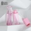 Tubo cuadrado semitransparente de brillo labial 2.5g degradado cepillo pequeño tubo de brillo labial material de embalaje de plástico tubo de subenvasado tubo vacío pared gruesa