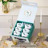 Juego de Regalo de Tazón de Cerámica, Cuchara, Plato y Cubiertos para Ceremonias de Apertura, Regalos Prácticos para Clientes, Recuerdos, Logo Personalizable