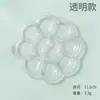 Paleta Desechable Sin Enjuague Paleta de Acuarela para Estudiantes de Arte y Jardín de Infancia Pintura DIY Bandeja de Pintura Transparente con Forma de Flor de Ciruelo Venta al por Mayor