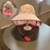 Sombrero de Sol, Sombrero para Niños, Protector de Cuello, Dibujo Animado de Playa con Ala Ancha, Estilo Nuevo, Ala para Niñas, Protección UV, Protección Solar con Silbato