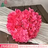 Hortensia de Seda Artificial, 270 Piezas, Ramo de Cinco Ramas de Hortensias, Venta al por mayor en el extranjero, Base de Decoración para Arreglo Floral de Fondo de Boda