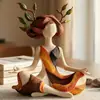 Nuevo producto transfronterizo: Figura Escultural Armonía Interior, escultura de resina