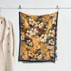 Serie de Pintura al Óleo a Color de Doble Cara Nueva de Otoño e Invierno Bufanda Cálida Engrosada de Imitación Cachemir Chal para Aire Acondicionado para Mujer Ropa Exterior Venta al por Mayor