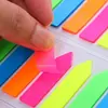 Pestañas Índice Jiuxing para Notas Adhesivas con Regla Transparente, Tarjeta de Respaldo de PP, Marcadores de Página Puntiagudos de Mascota de Color Fluorescente, Notas Adhesivas Reutilizables