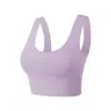 Novo Modelo de Comércio Exterior Transfronteiriço Feminino para Corrida Indoor Fitness Esportes Casual Verão Colete Respirável com Bojos Removíveis