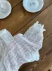 INS Leggings Finos de Encaje Hueco Color Sólido para Bebé Niña Verano