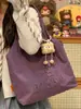 Bolsa de Lona Casual para Mujer 2025 Nueva Moda Ligera para Llevar en la Mano Bolsa de Compras Versátil Bolso de Hombro para Viajar al Trabajo