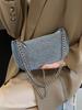 Bolso de axila popular nicho de este año para mujer 2024 nueva moda cadena versátil textura bolso de hombro bandolera
