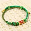 Pulseira da Sorte da Montanha Putuo para Passar em Provas, Alcançar o Sucesso nos Exames do Ensino Médio e Vestibular, e Entrar na Lista de Honra, Simboliza Boa Sorte como um Pequeno Presente