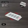 Malla de Ventilación para Gabinete de Aleación de Aluminio Blanco Cubierta Decorativa para Zapatero Rejilla de Agujero de Ventilación Rejilla de Disipación de Calor Agujero Cubierta de Agujero de Escape