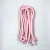Cordón de Lanyard de 4 mm de Fábrica de Origen, En Stock Envío Directo, Cuerda Redonda de Patrón W Bicolor, Accesorios Tejidos para Ropa, Componentes Hechos a Mano