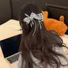 Popular Pin Banana de Lazo Multicapa tipo Seda para Mujer, Listón para Cola de Caballo Alta, Accesorio para el Cabello para Media Cola en la Parte Trasera de la Cabeza, Adorno Elegante para el Cabello