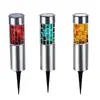 Luzes de Gramado de Tungstênio Solares Iluminação Externa Luzes de Rua Pátio Jardim Plugue de Solo Iluminação à Prova d'Água Luzes de Paisagem