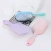 Huiyun Personalizado Nuevo Peine de Cojín de Aire Peine Masajeador Color Tornasol Color Caramelo Peine para el Cabello Niña Peine de Bolsa de Aire Fábrica