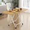 Mesa Plegable Mesa de Comedor Simple Portátil Mesa de Comedor para Hogar Apartamento de Alquiler Mesa de Comedor Multifuncional Plegable Mesa Exterior