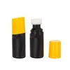 Mini Pulimento Líquido para Zapatos Pe Botella de Plástico Contenedor Plástico Vacío 30ml Frasco de Empaque Cubierta con Aplicador de Esponja Adaptada
